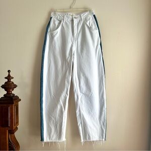 Seventy + Mochi • Bo Straight Leg Jeans in Two Tone